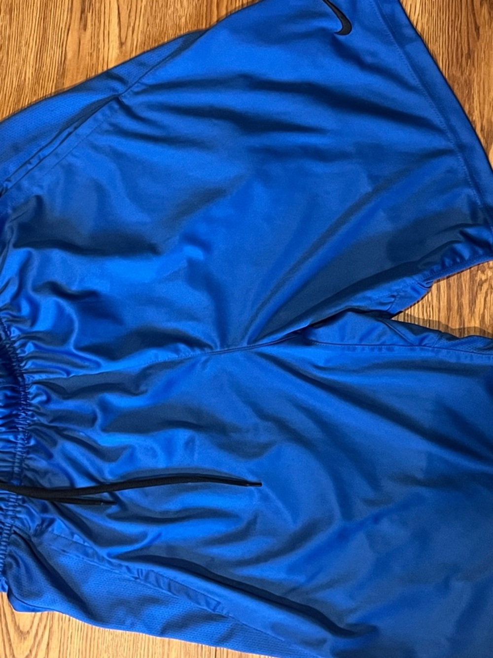 Nike Royal Blue Dri-FIT Athletic Shorts with Black Waistband